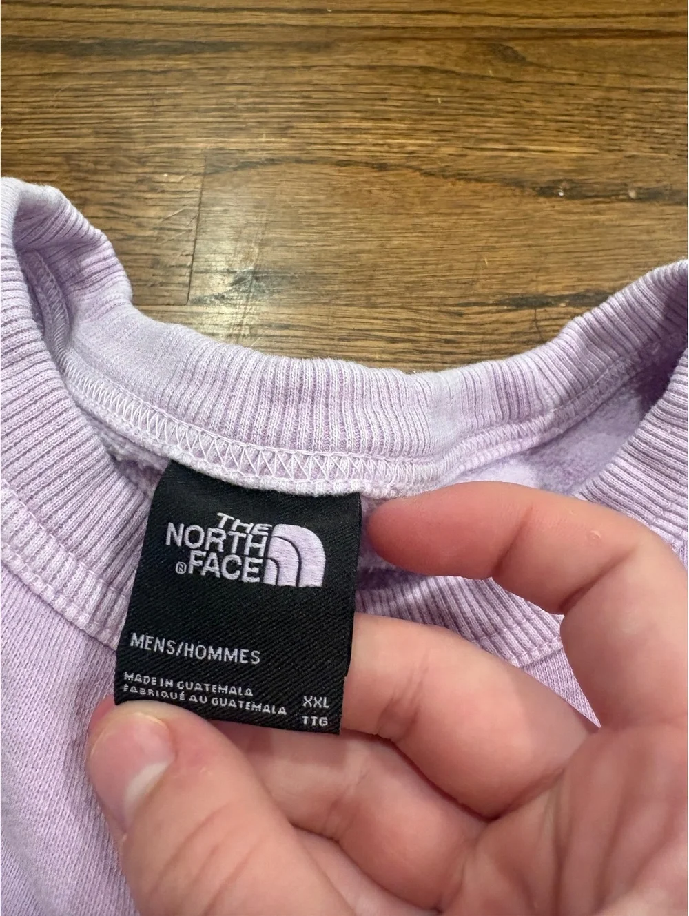 The North Face Men's Lavender Crewneck Sweatshirt Size XL